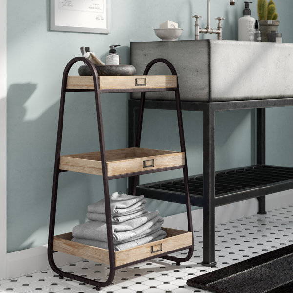 Black Iron Bathroom Shelf Semis Online